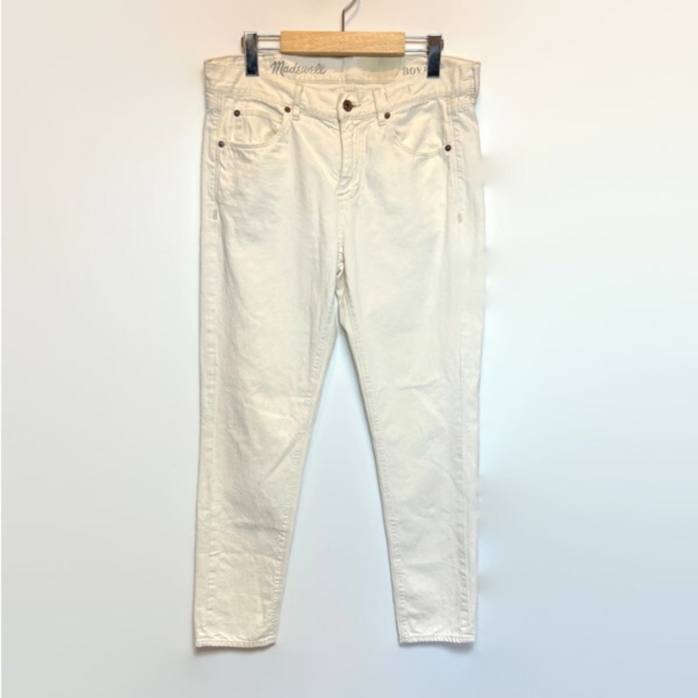Madewell White/Cream Boy Jean Boyjean size 28